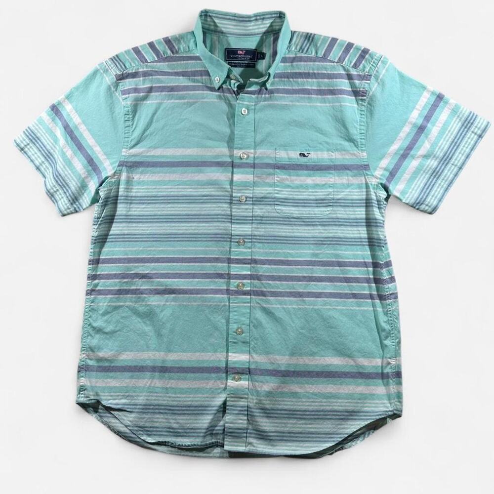 Vineyard vines striped button - image 1